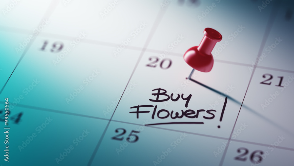 Concept image of a Calendar with a red push pin. Closeup shot of Concept image of a Calendar with a red push pin. Closeup shot of