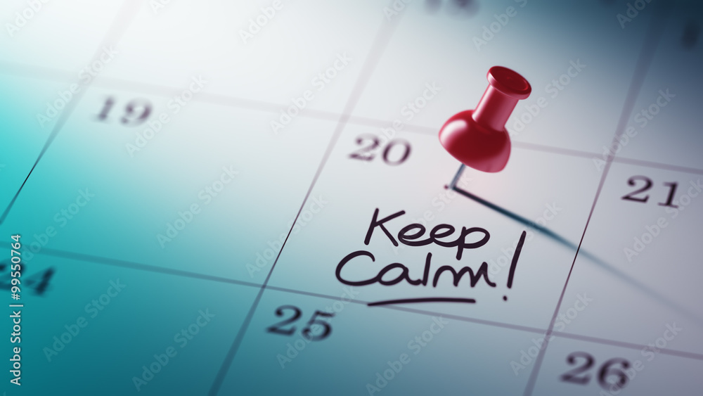 Concept image of a Calendar with a red push pin. Closeup shot of Concept image of a Calendar with a red push pin. Closeup shot of