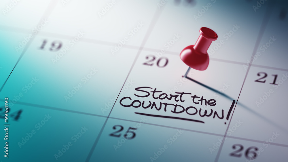 Concept image of a Calendar with a red push pin. Closeup shot of Concept image of a Calendar with a red push pin. Closeup shot of