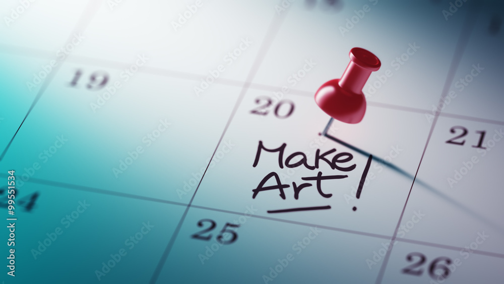Concept image of a Calendar with a red push pin. Closeup shot of Concept image of a Calendar with a red push pin. Closeup shot of