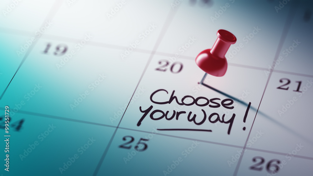 Concept image of a Calendar with a red push pin. Closeup shot of Concept image of a Calendar with a red push pin. Closeup shot of