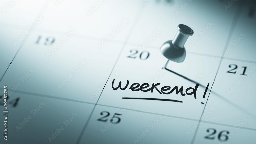 Concept image of a Calendar with a push pin. Closeup shot of a t Concept image of a Calendar with a push pin. Closeup shot of a t