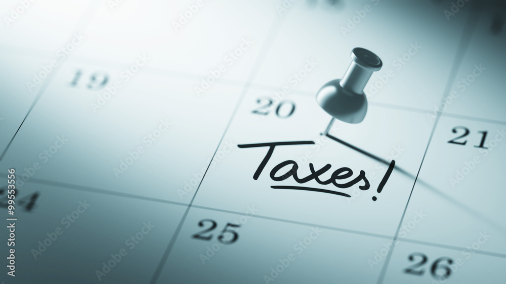 Concept image of a Calendar with a push pin. Closeup shot of a t Concept image of a Calendar with a push pin. Closeup shot of a t