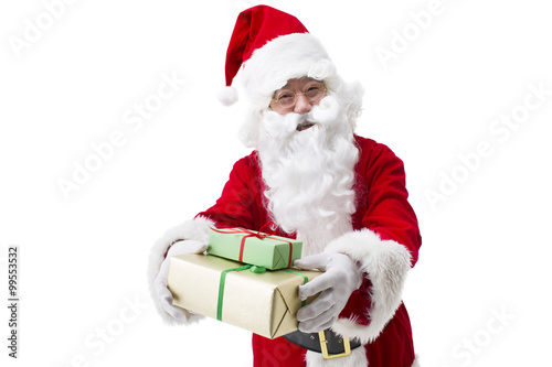 Santa Claus with Christmas gifts