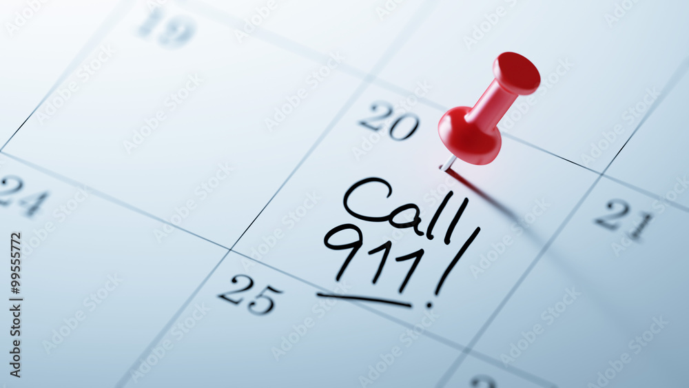 Concept image of a Calendar with a red push pin. Closeup shot of Concept image of a Calendar with a red push pin. Closeup shot of