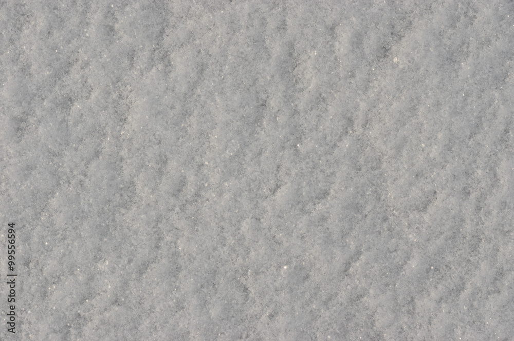 Natural background -  fresh snow with tiny snowflakes