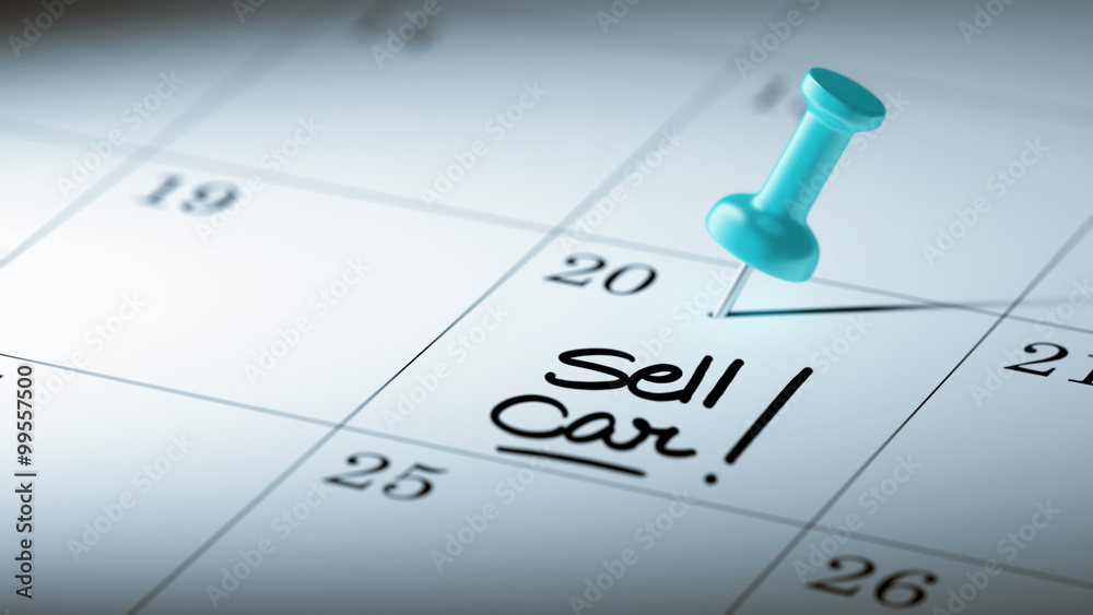 Concept image of a Calendar with a blue push pin. Closeup shot o Concept image of a Calendar with a blue push pin. Closeup shot o