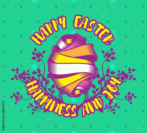 Happy easter deco