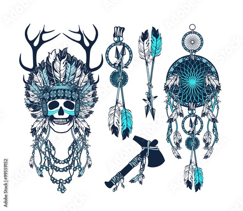 Set Shaman feathers