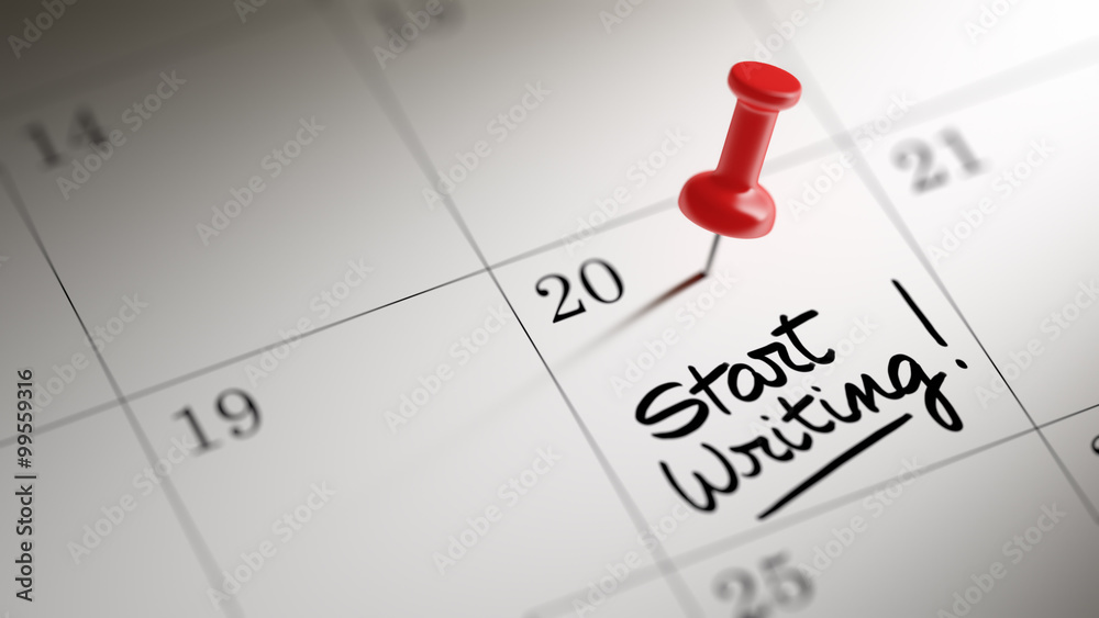 Concept image of a Calendar with a red push pin. Closeup shot of Concept image of a Calendar with a red push pin. Closeup shot of