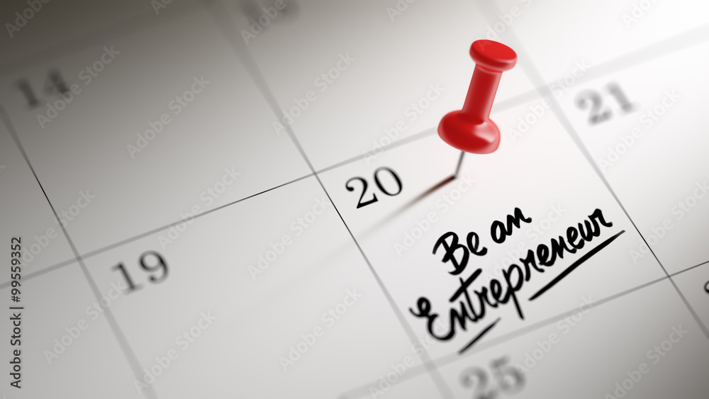 Concept image of a Calendar with a red push pin. Closeup shot of Concept image of a Calendar with a red push pin. Closeup shot of