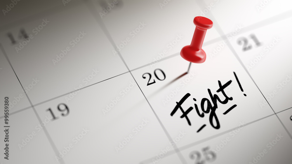Concept image of a Calendar with a red push pin. Closeup shot of Concept image of a Calendar with a red push pin. Closeup shot of