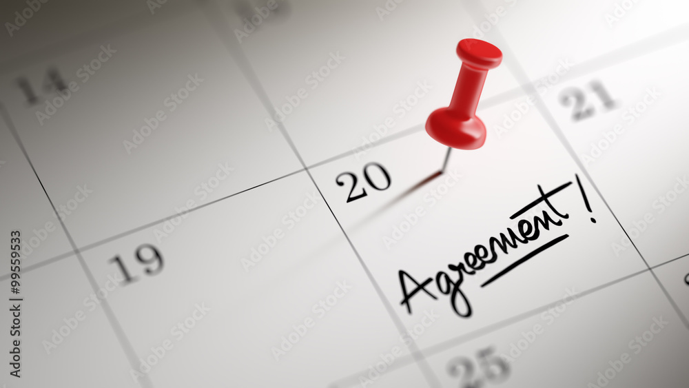 Concept image of a Calendar with a red push pin. Closeup shot of Concept image of a Calendar with a red push pin. Closeup shot of