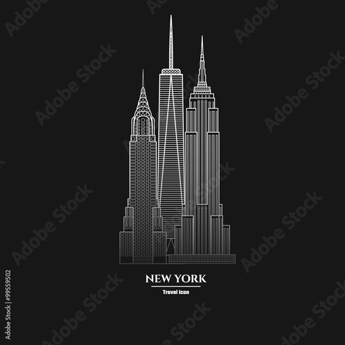 New York Skyscraper Icon  1 photo
