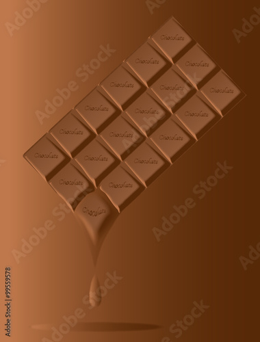 Melting Chocolate Bar