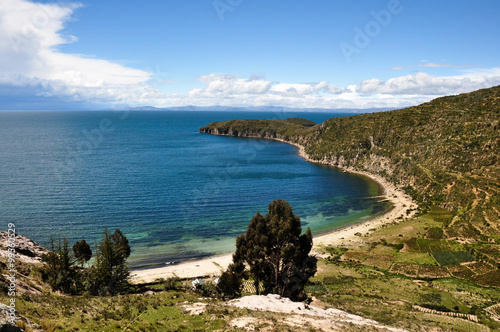 Gorgeous Landscape of Isla del Sol  Bolivia