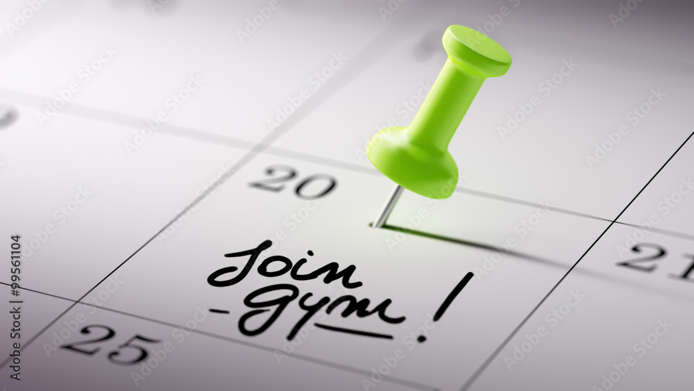 Concept image of a Calendar with a green push pin. Closeup shot Concept image of a Calendar with a green push pin. Closeup shot