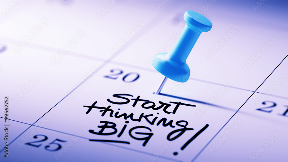 Concept image of a Calendar with a blue push pin. Closeup shot o Concept image of a Calendar with a blue push pin. Closeup shot o