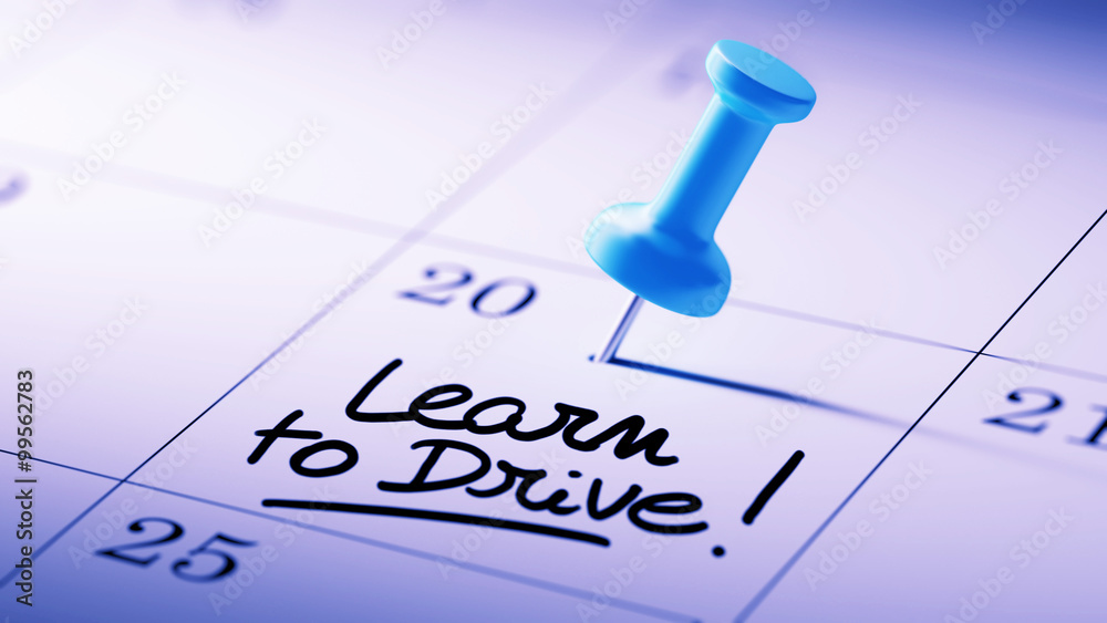 Concept image of a Calendar with a blue push pin. Closeup shot o Concept image of a Calendar with a blue push pin. Closeup shot o