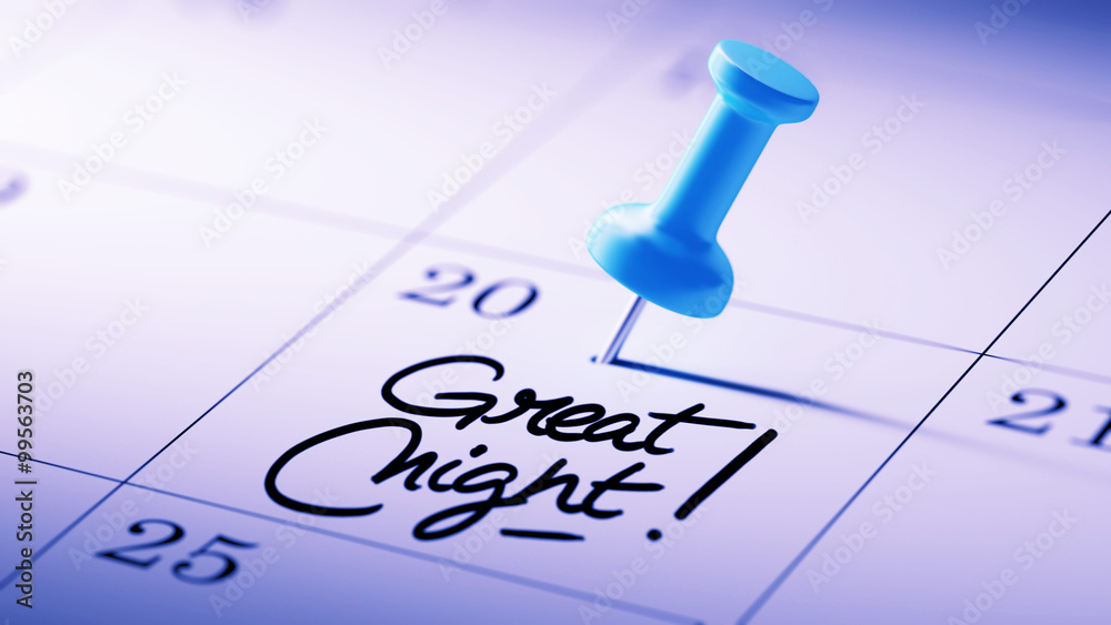 Concept image of a Calendar with a blue push pin. Closeup shot o Concept image of a Calendar with a blue push pin. Closeup shot o