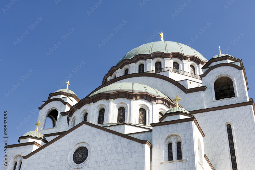 Detail From Church of Saint Sava, Belgrade, Serbia