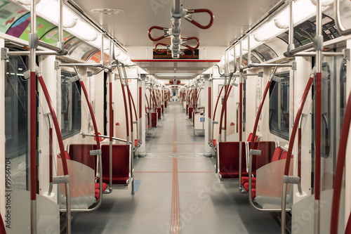 toronto subway carriage; underground train