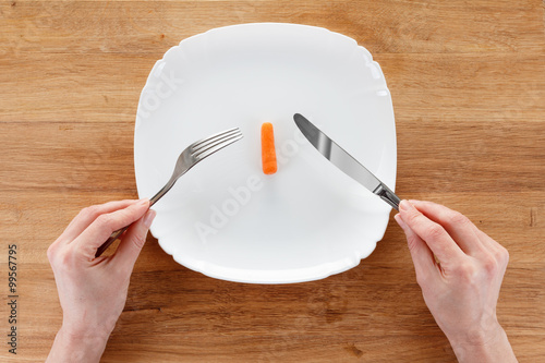 Картината върху платно Concept of dieting, healthy eating