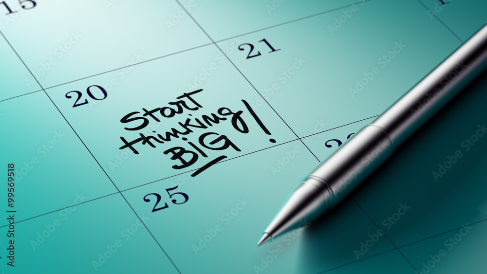 Closeup of a personal agenda setting an important date written w Closeup of a personal agenda setting an important date written w