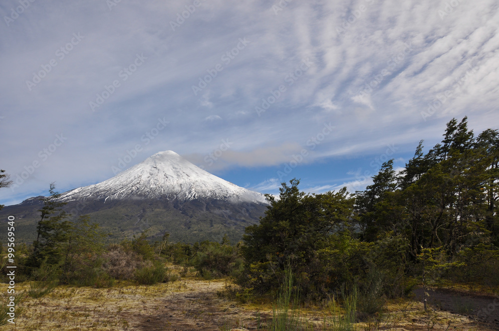 Osorno Volcano viewed from Lago Todos Los Santos, Chile Osorno Volcano viewed from Lago Todos Los Santos, Chile
