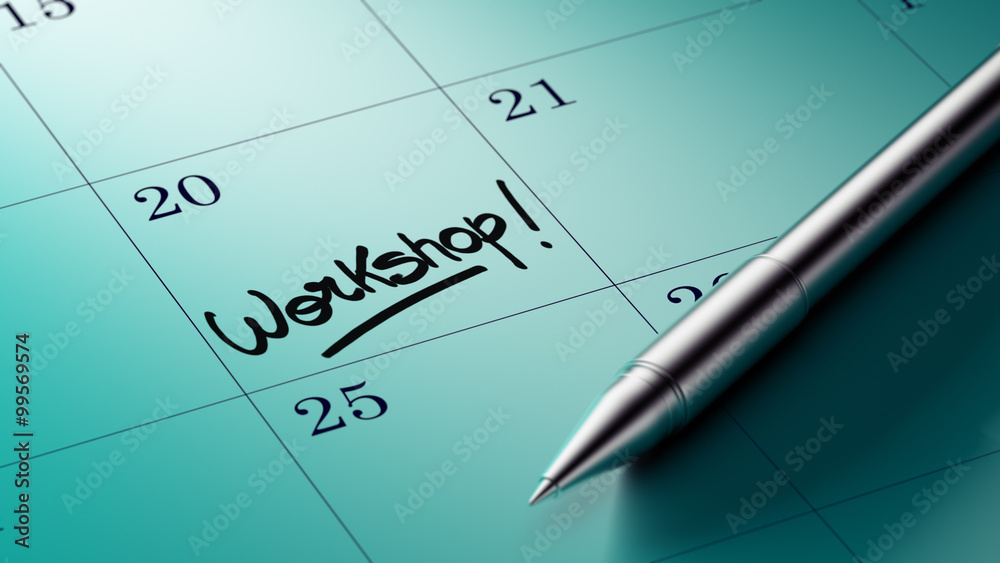 Closeup of a personal agenda setting an important date written w Closeup of a personal agenda setting an important date written w