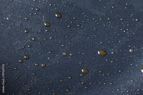 Canvastavla fatty droplets in the pan