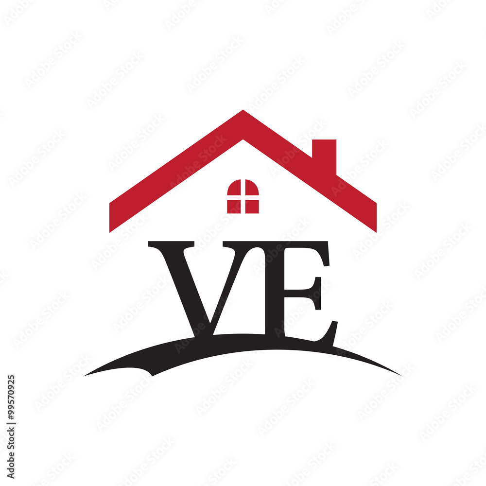 innitial letter logo with roof and window innitial letter logo with roof and window