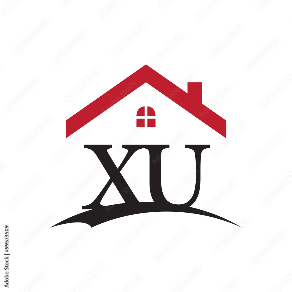 innitial letter logo with roof and window innitial letter logo with roof and window