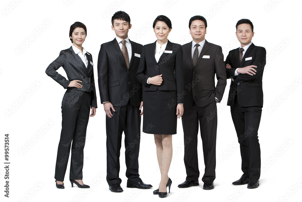 Portrait of professional and confident business team Portrait of professional and confident business team