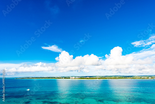Fototapeta Naklejka Na Ścianę i Meble -  Sea, sky, seascape. Okinawa, Japan.