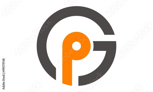 Letter GP Modern Logo