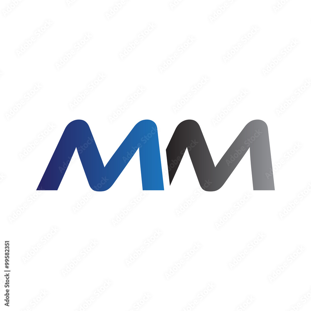Simple Modern letters Initial Logo mm Simple Modern letters Initial Logo mm