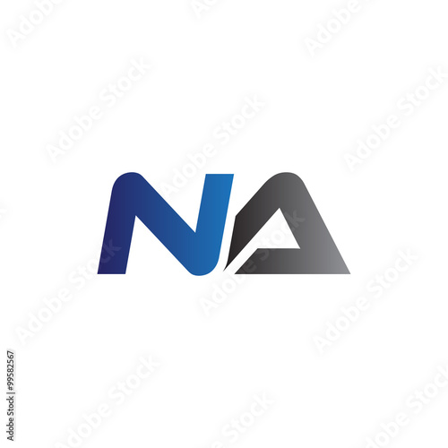 Simple Modern letters Initial Logo na