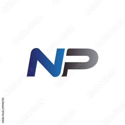 Simple Modern letters Initial Logo np