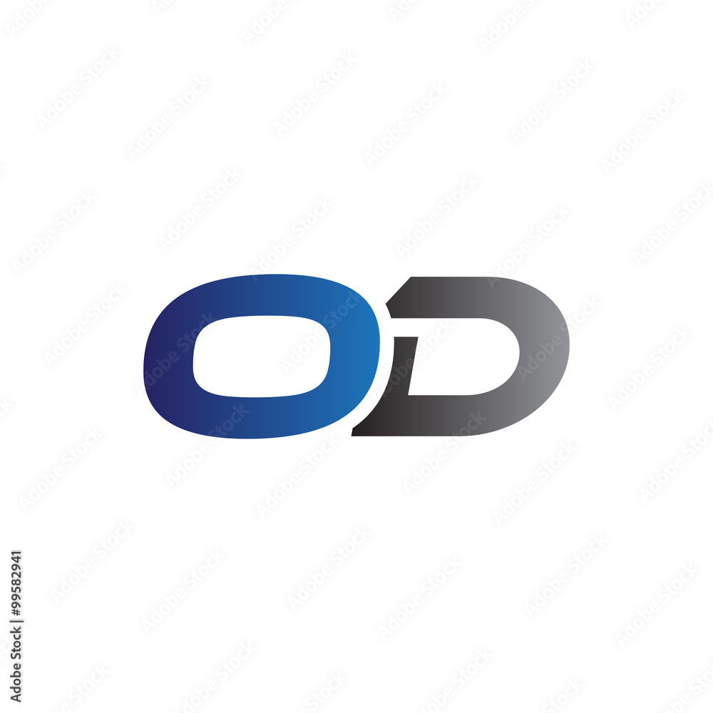 Simple Modern letters Initial Logo od