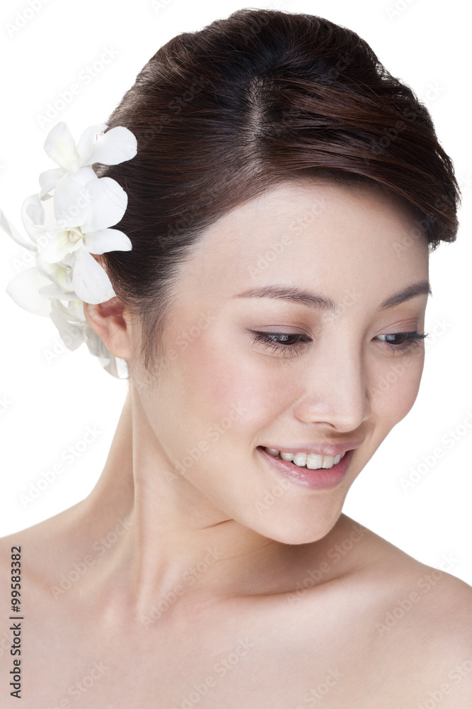 Portrait of a Beautiful Young Woman Portrait of a Beautiful Young Woman