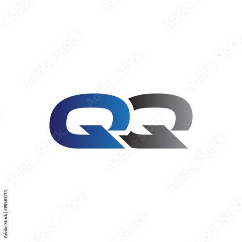 Simple Modern letters Initial Logo qq