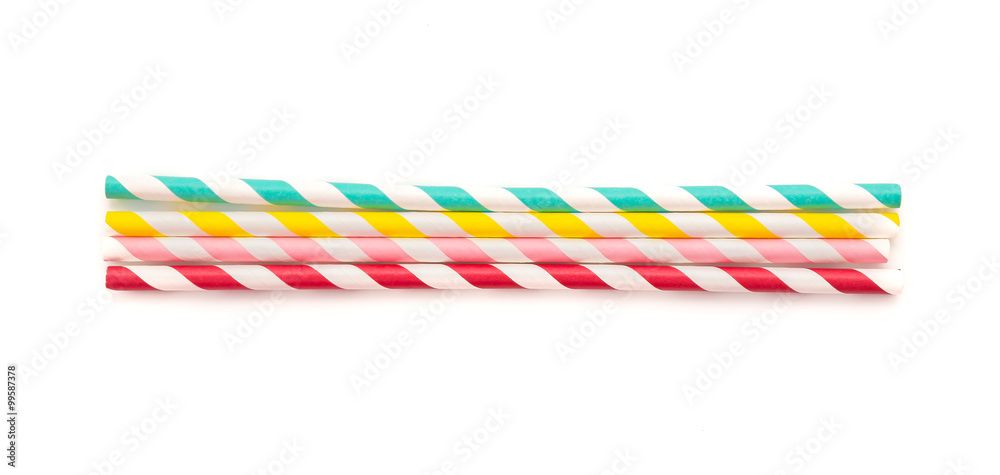 Obraz premium colorful straw