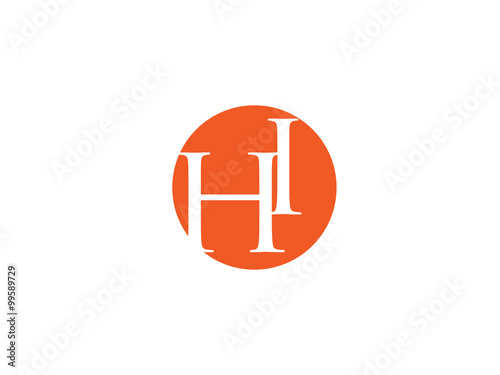 Free Download Double HI letter logo - GFXLoad