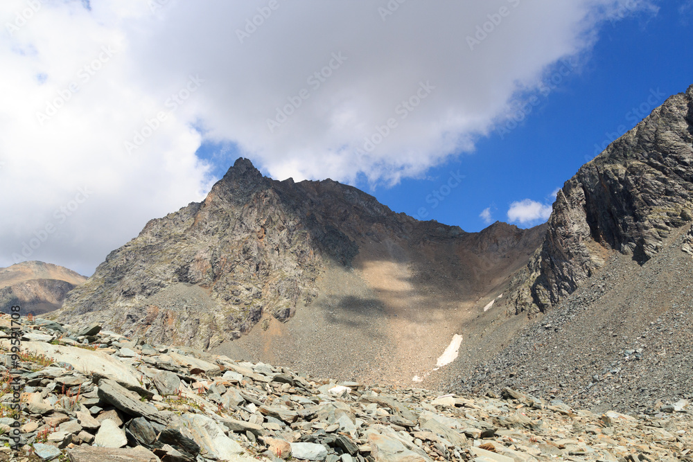 Mountain Säulkopf in Hohe Tauern Alps, Austria Mountain Säulkopf in Hohe Tauern Alps, Austria