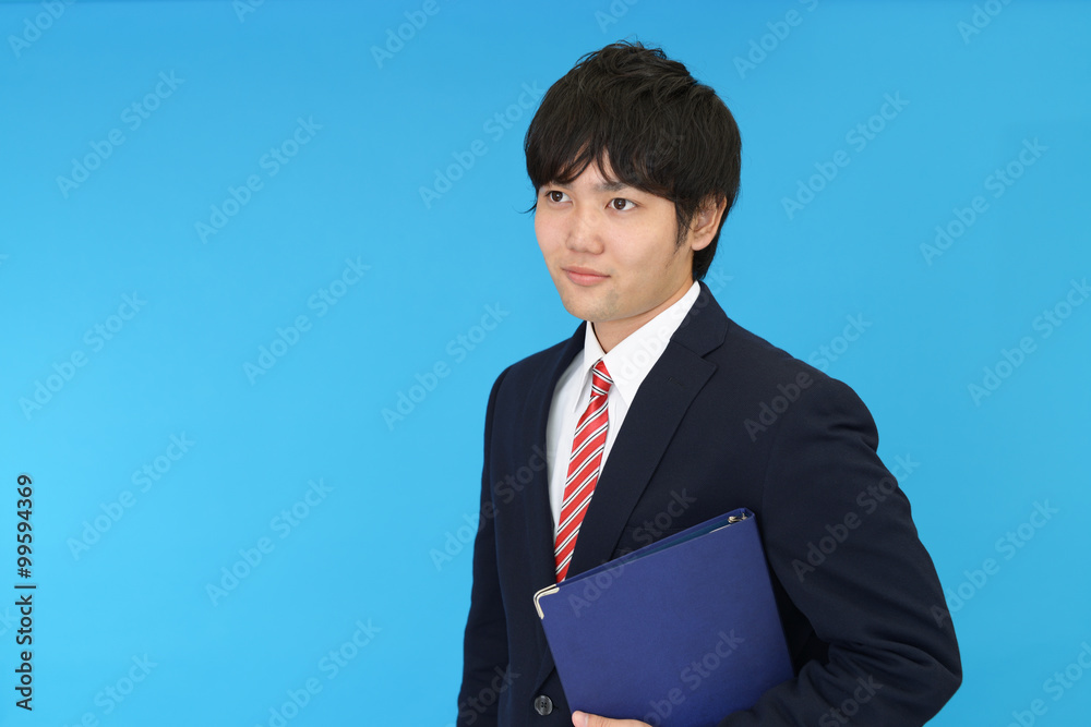 笑顔のビジネスマン 笑顔のビジネスマン