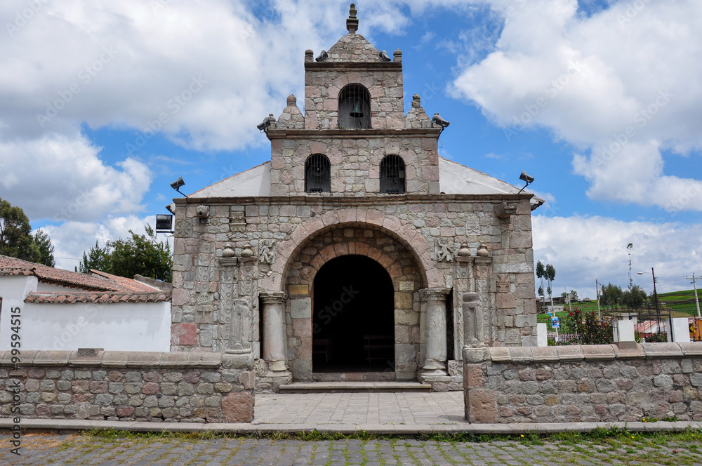 The oldest church of Ecuador