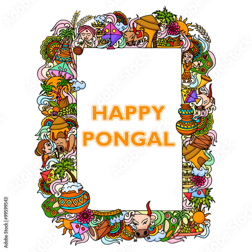 Happy Pongal celebration background