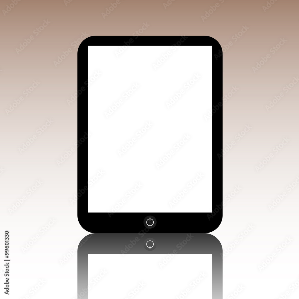 Vector computer tablet Vector computer tablet