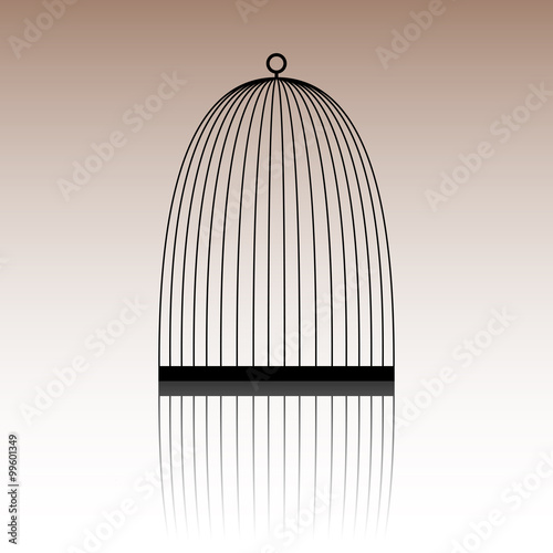 Bird cage icon © asmati